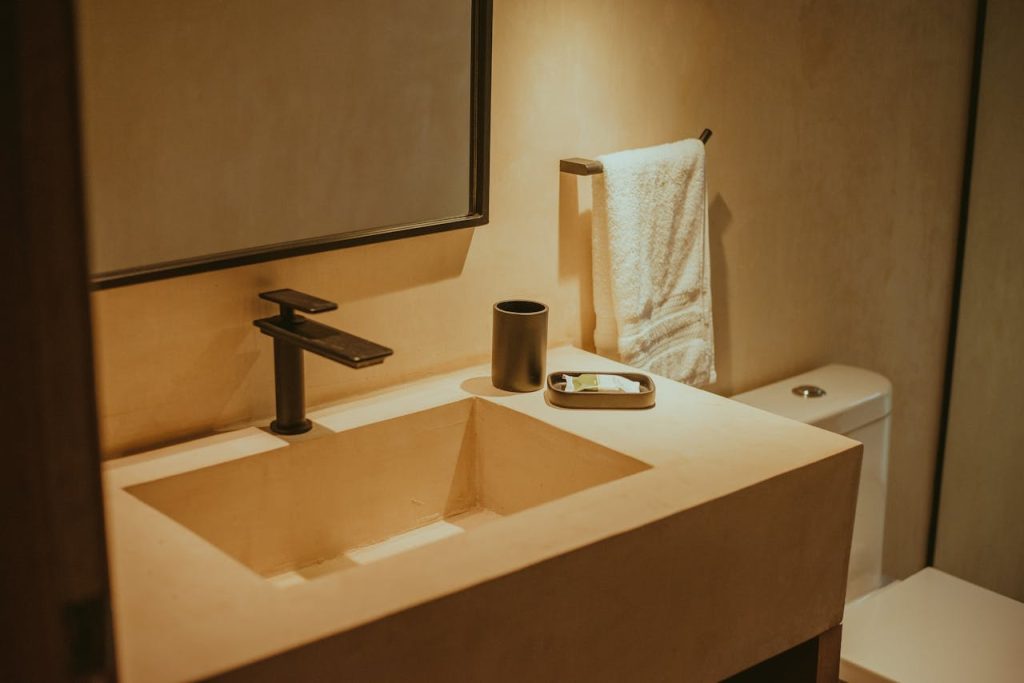 Sink in a Modern Bathroom